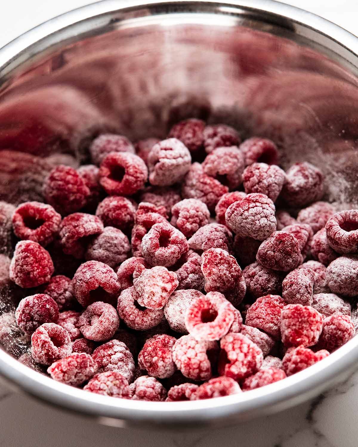 Frambuesas congeladas