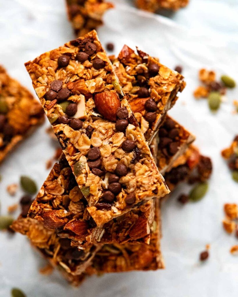 Barras muesli croquantes (barras de granola)
