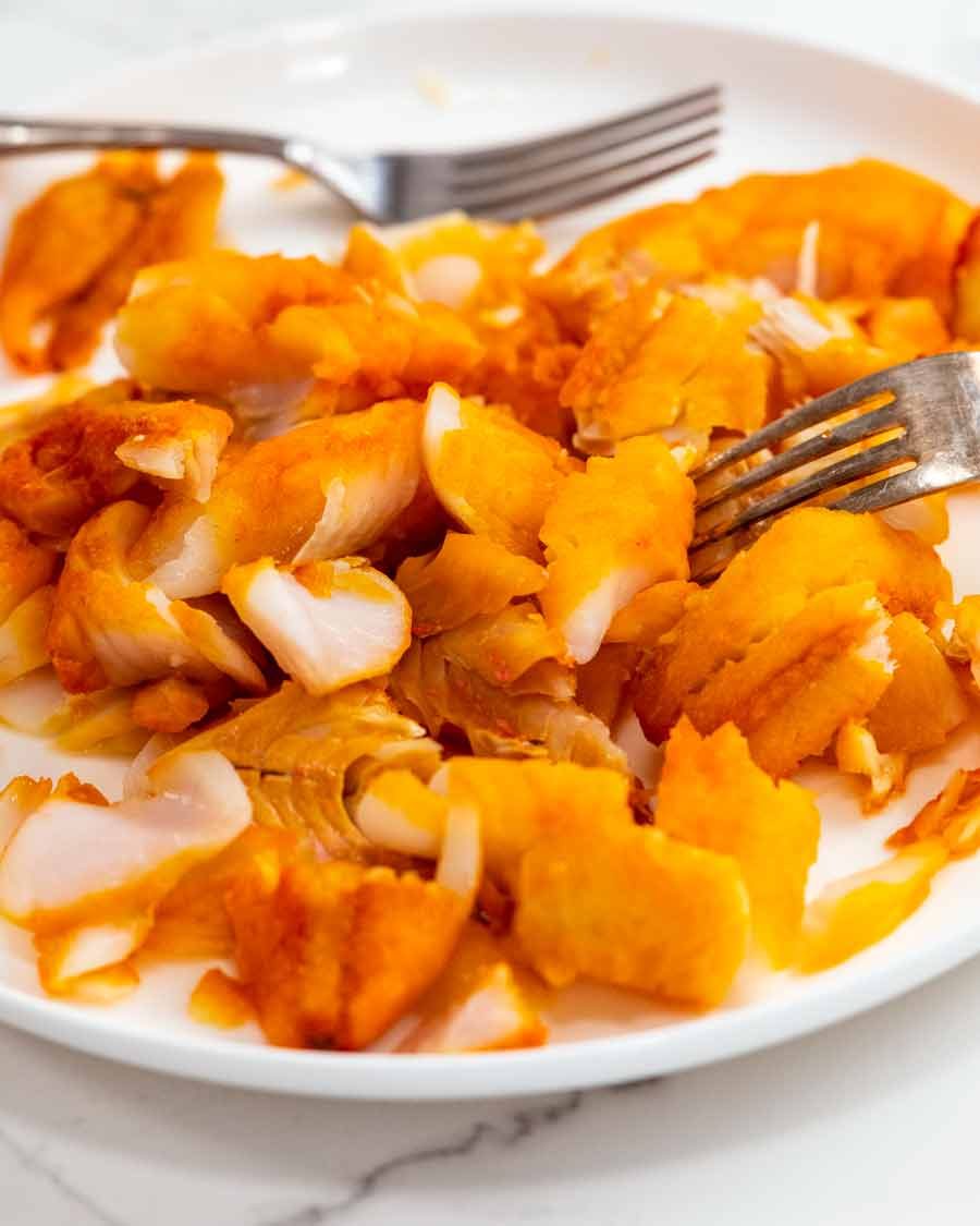 Pescado graso para kedgeree - pescado inglés y arroz