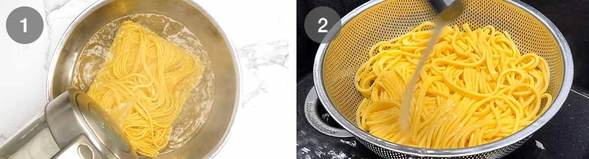 Cómo preparar fideos Hokkien