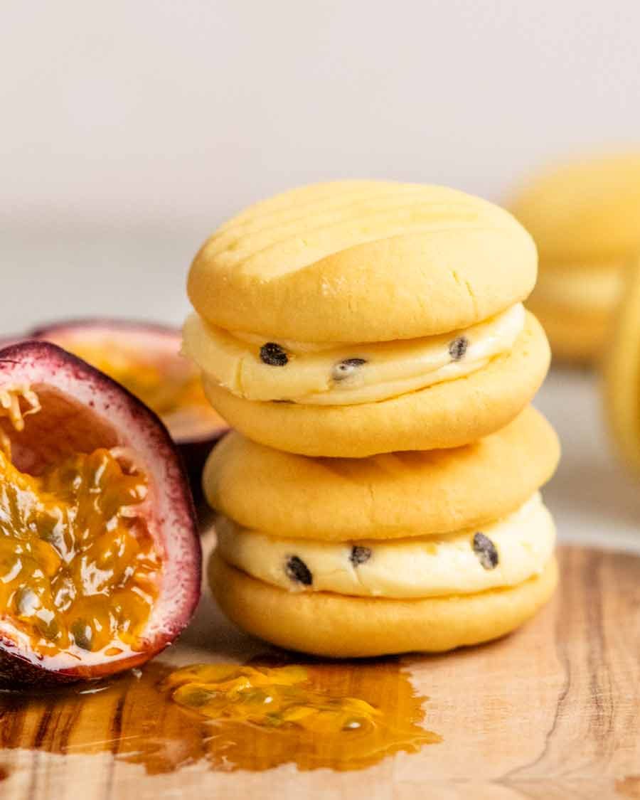 Momentos de fusión de frutas de pasión