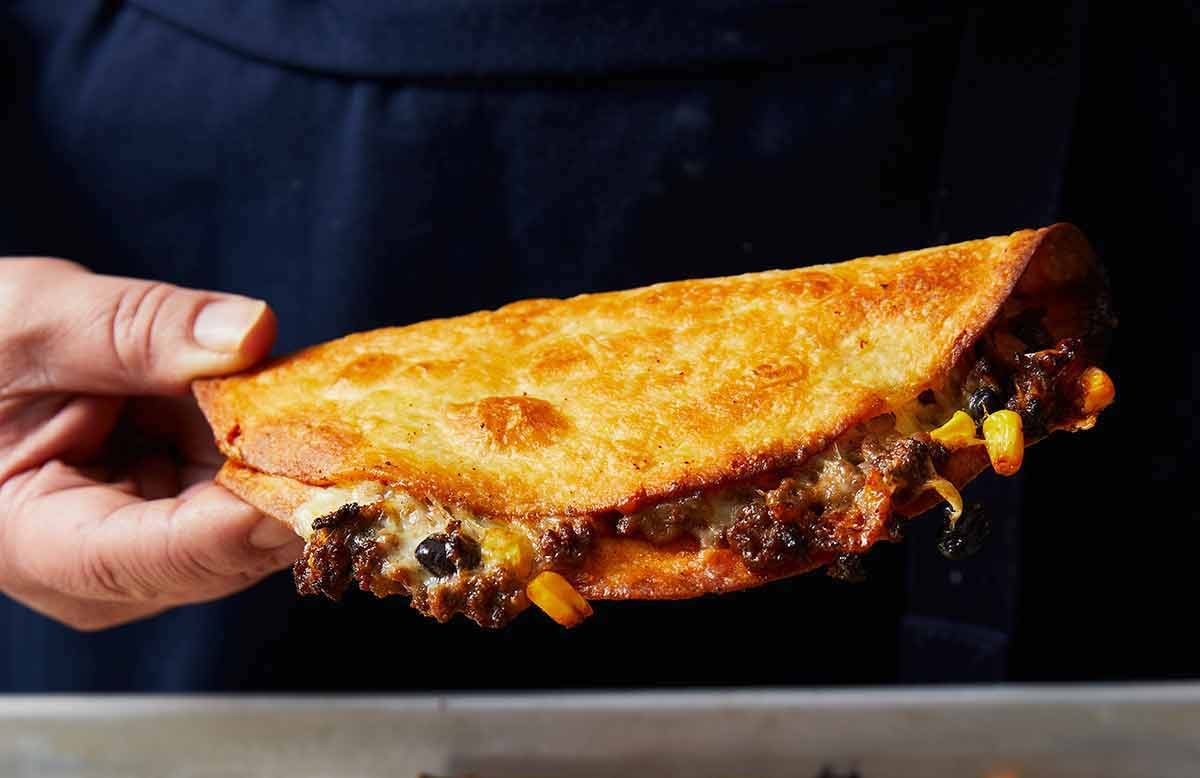 Coresadillas nítidos cocinadas en el horno