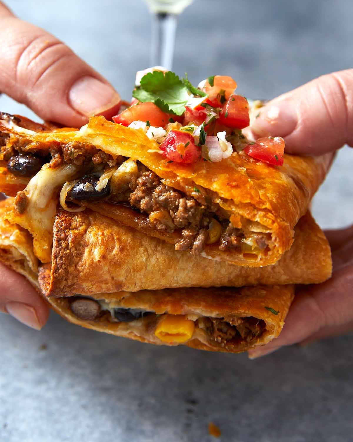 Coresadillas nítidos cocinadas en el horno