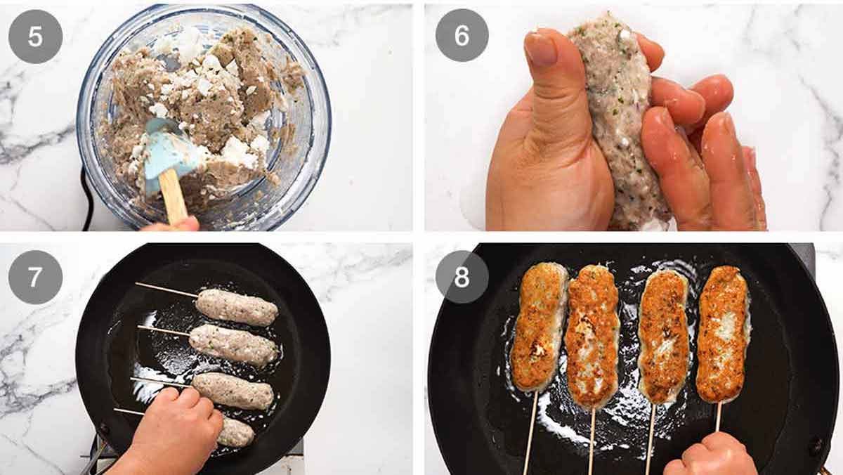 Cómo hacer pescas koftas