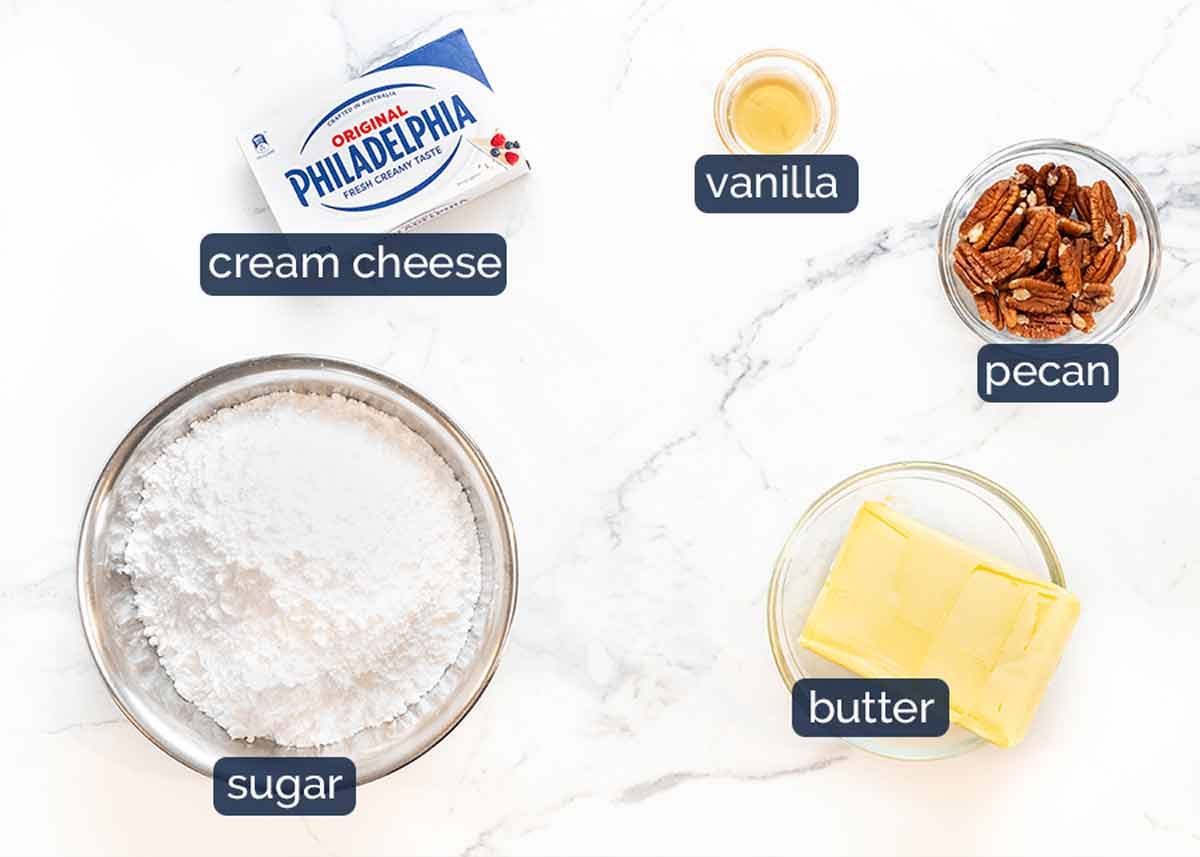 Ingredientes del pastel de calabaza