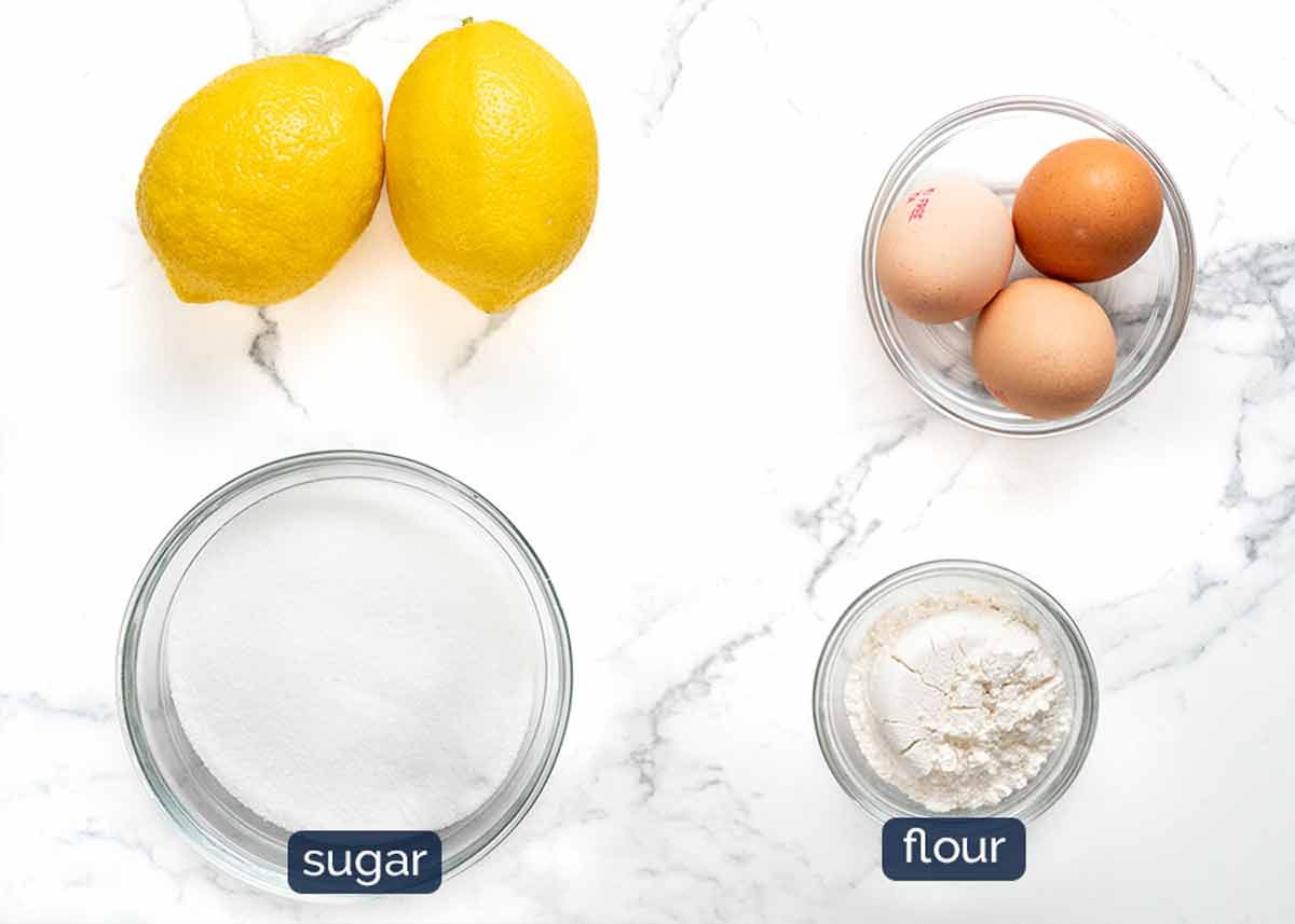 Ingredientes fáciles de limón