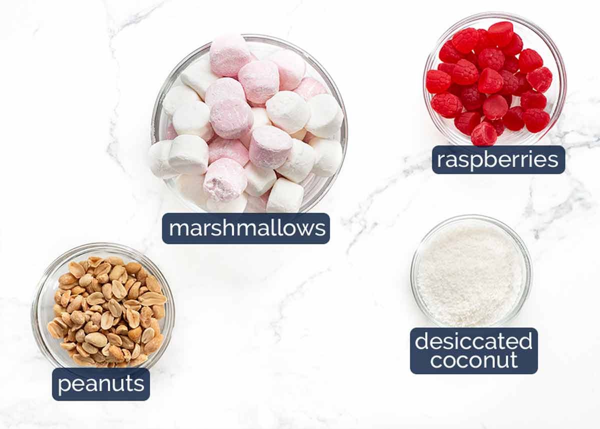 Ingredientes de roca ruta