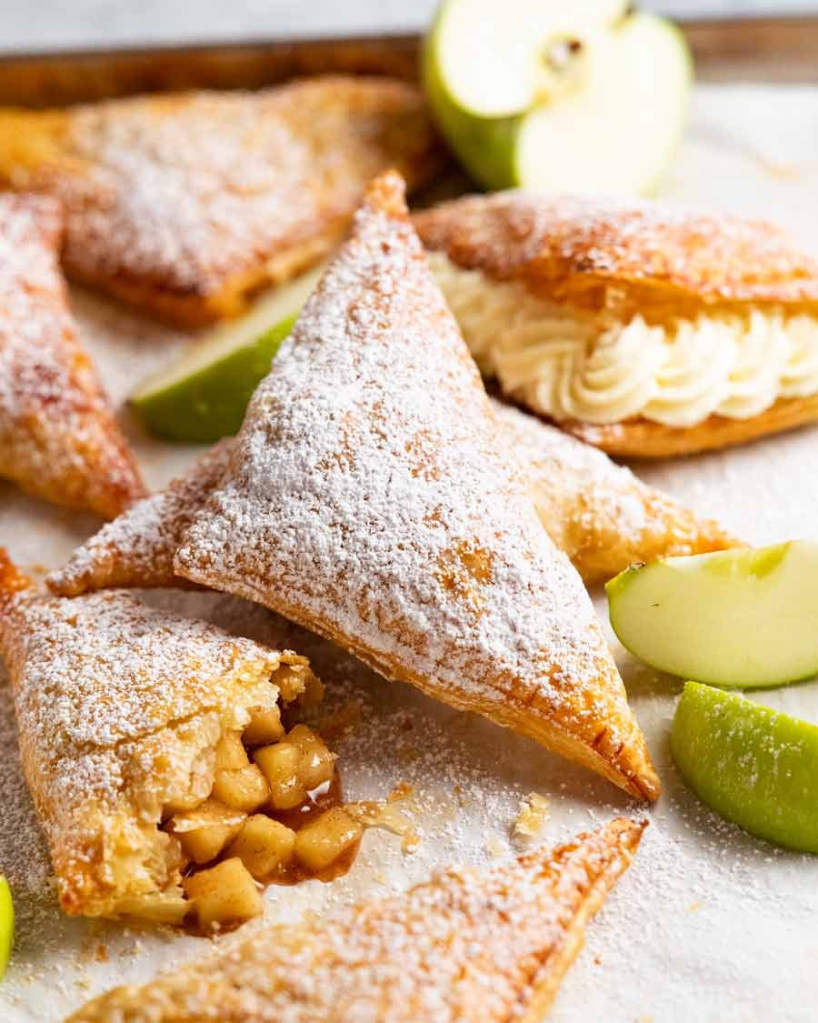 Revivir manzanas recién cocidas