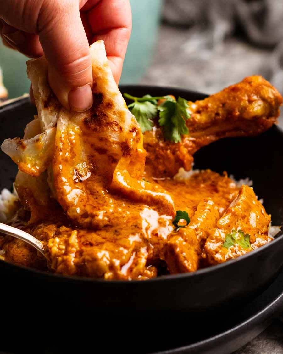 Dip Roti en Kuku Paka (African Chicken Curry)