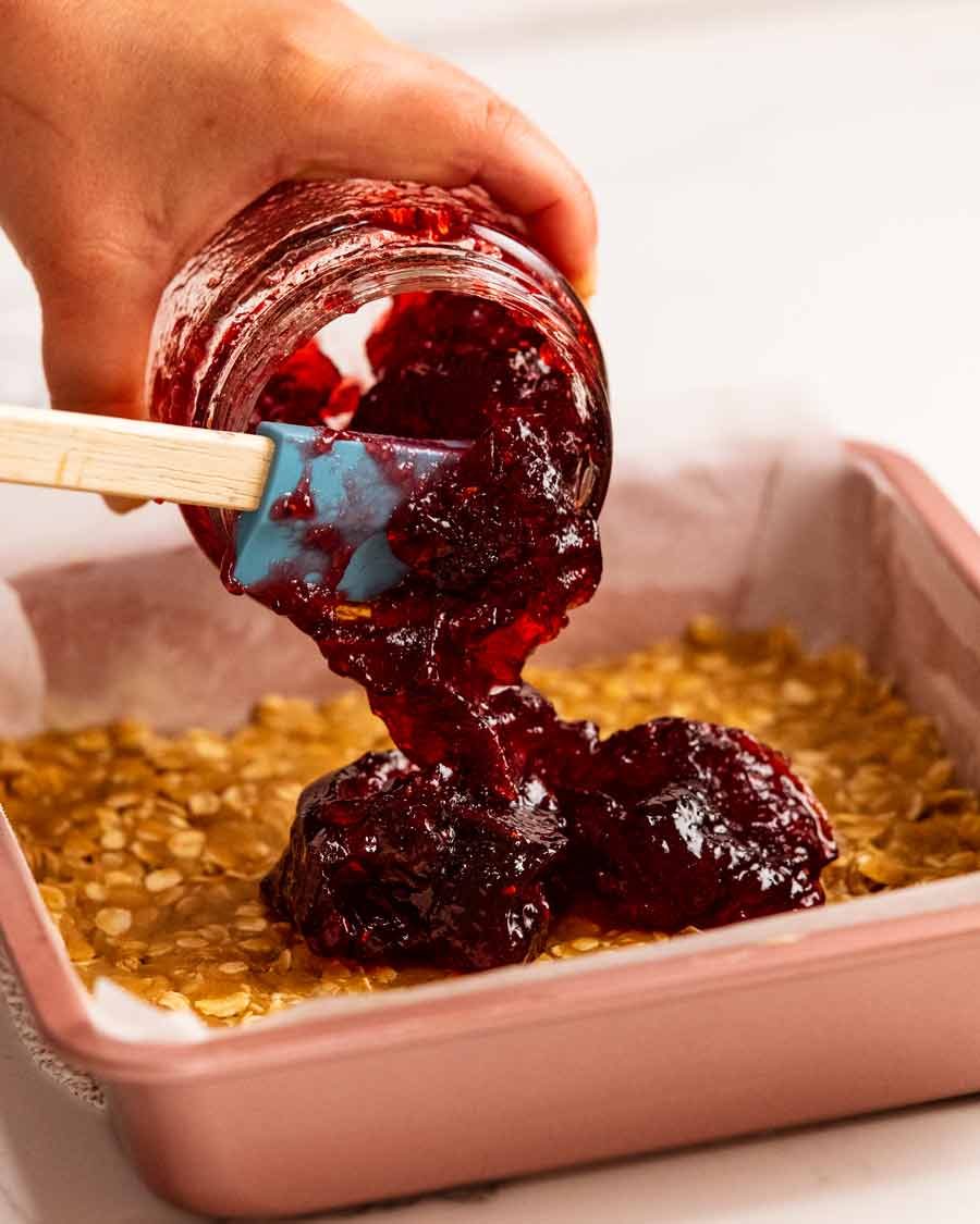 Cammer to Raspberry Jam Bars