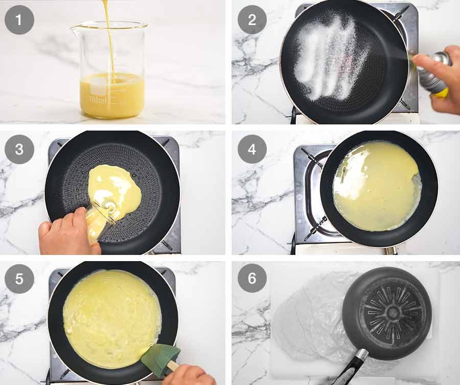 Cómo cocinar panqueques de mango