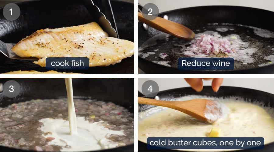 Cómo hacer pescado con salsa de vino blanco