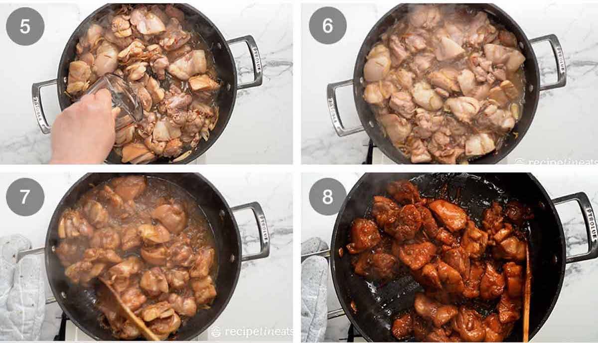Cómo hacer pollo en jengibre con caramelo vietnamita