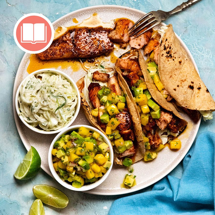 Tacos de salmón chipotle