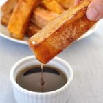 French Toast Sticks - French toast you can eat with your fingers, tastes like cinnamon doughnuts and is on the table in 15 minutes! recipetineats.com