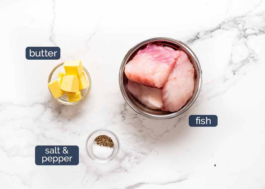 Ingredientes para pastel de pescado
