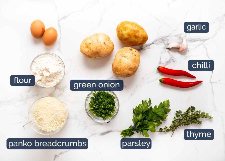 Ingredientes para pastel de pescado